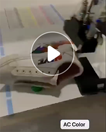 高落差鞋子uv平板打印机打印视频